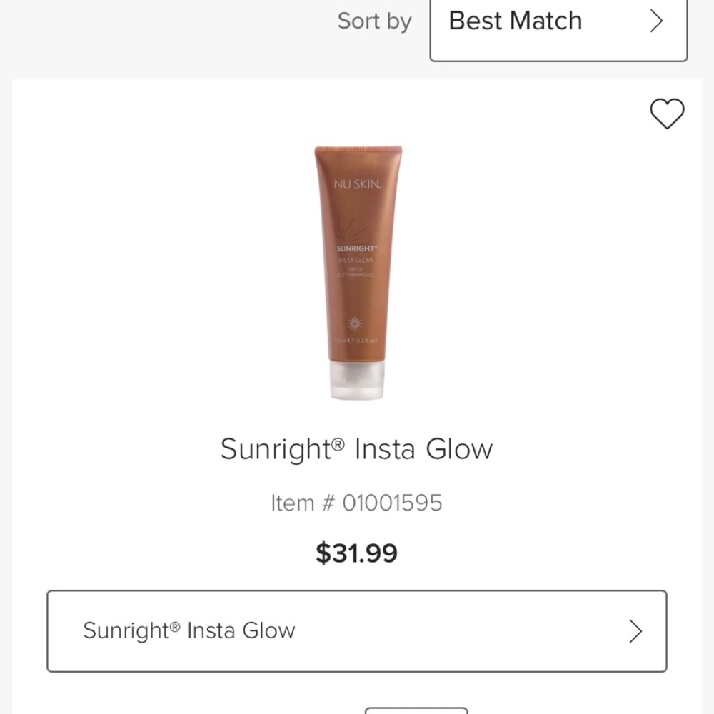 Nu Skin Sunright Tanning Gel